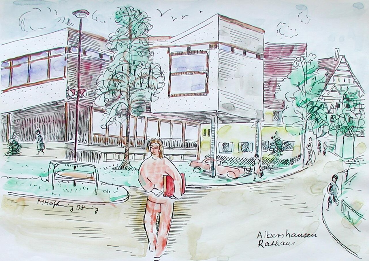 Albershausen, townhall by Margret Hofheinz-Döring