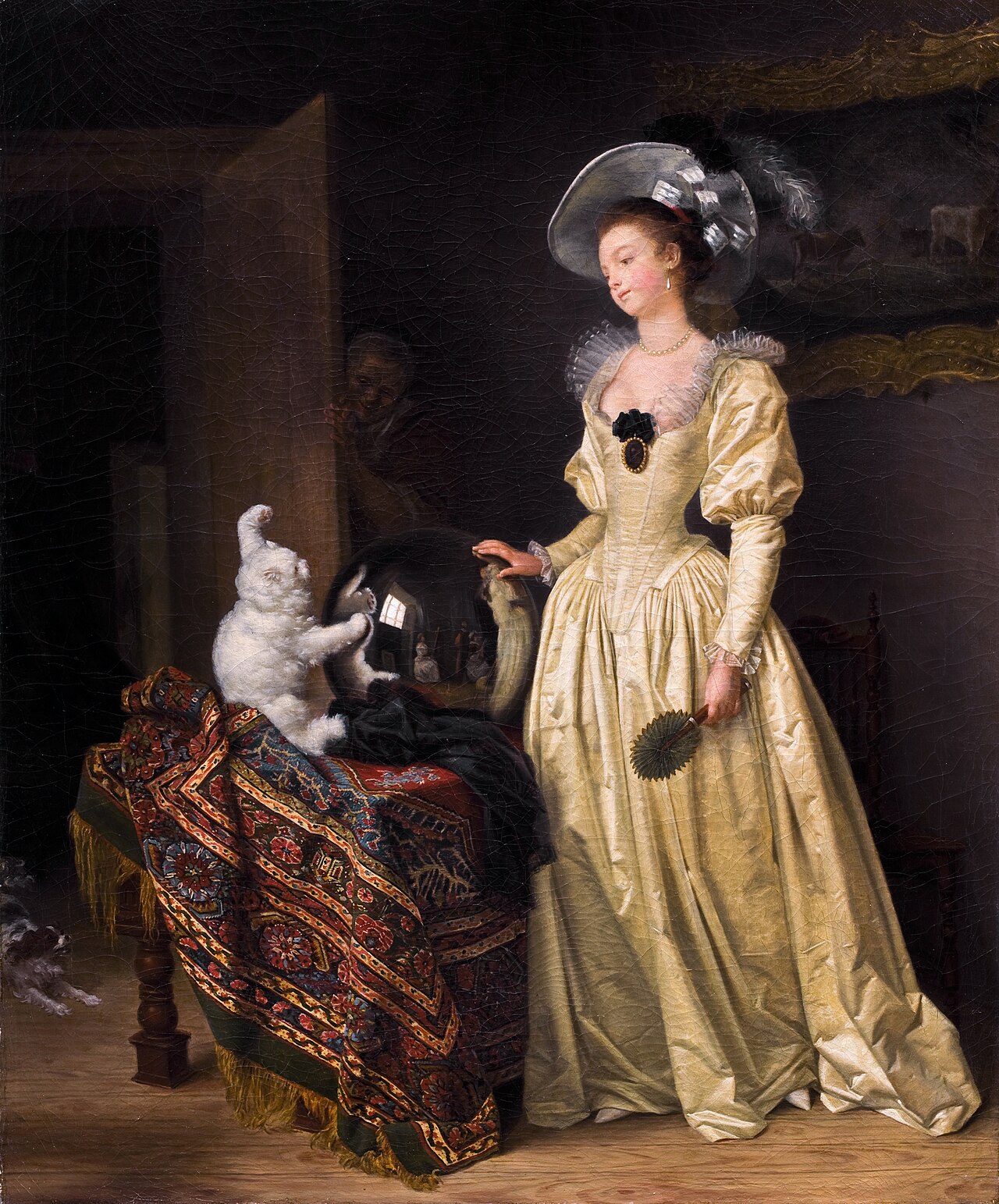 The Angora Cat by Marguerite Gérard