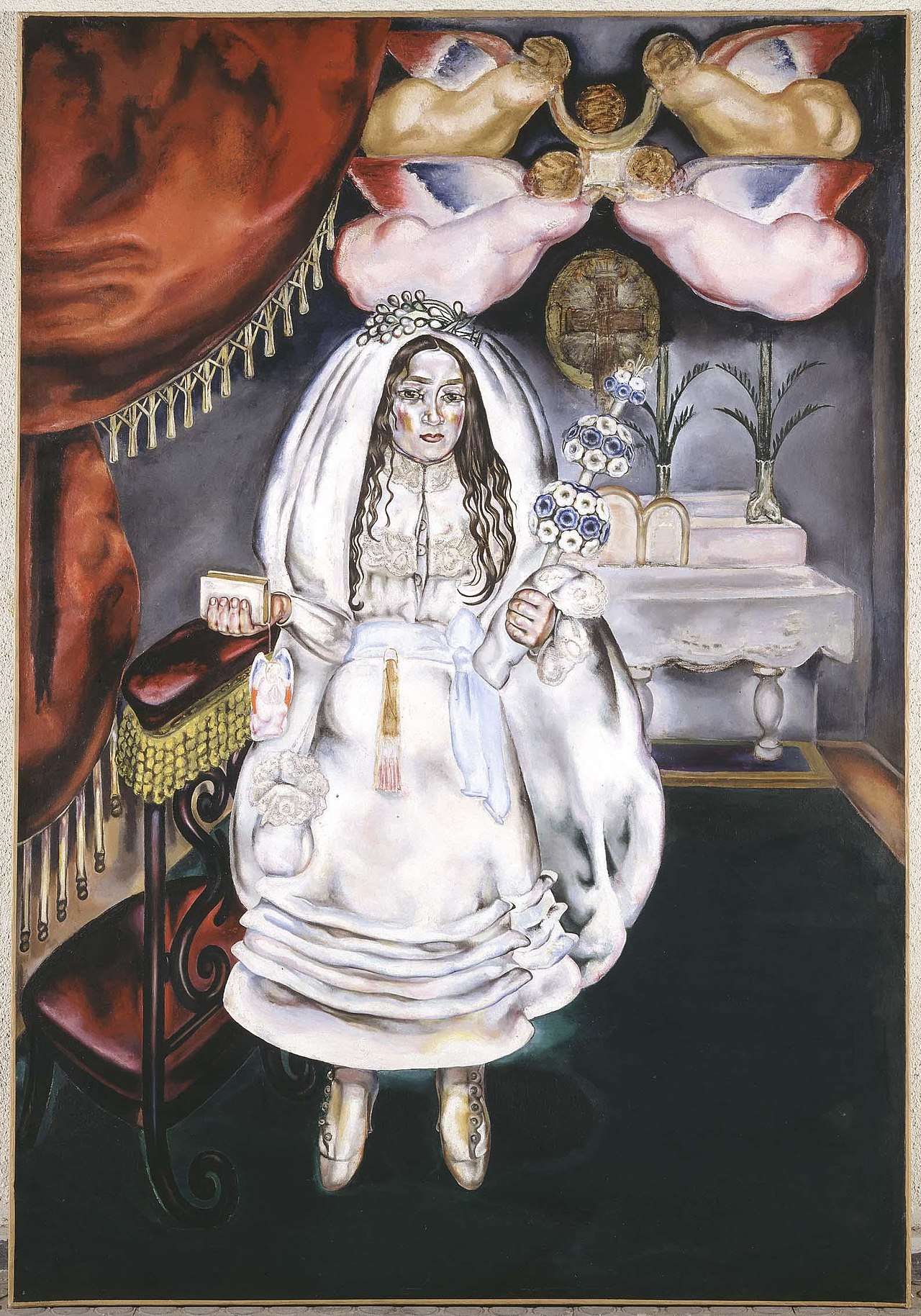 La comulgante (Girl at Her First Communion) by María Blanchard