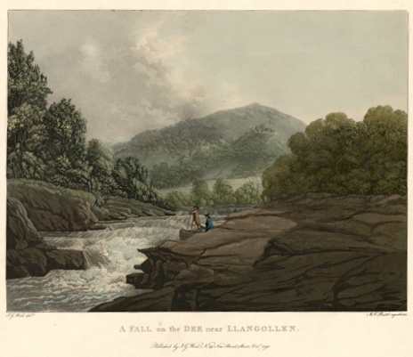 A Fall on the Dee, near Llangollen by Maria Katharina Prestel