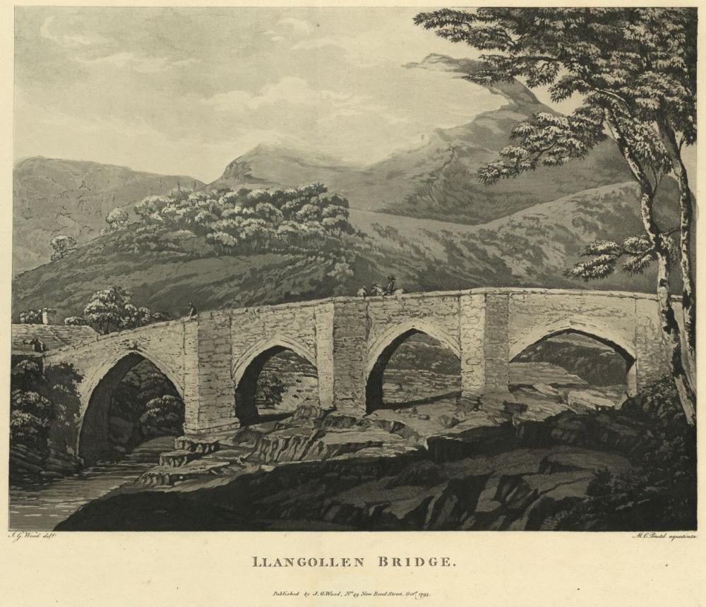 Llangollen Bridge by Maria Katharina Prestel