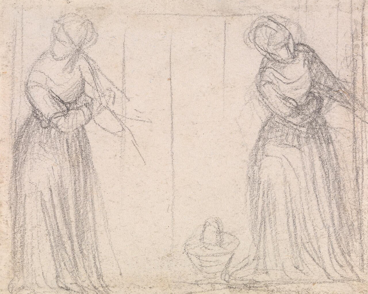 Study of Two Women by Maria Louisa Catherine Cecilia Cosway