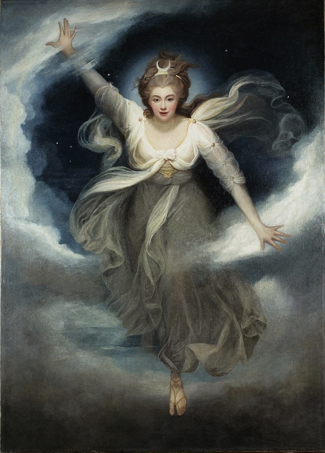 The Duchess of Devonshire as Cynthia from Spenser's 'The Faerie Queene' by Maria Louisa Catherine Cecilia Cosway