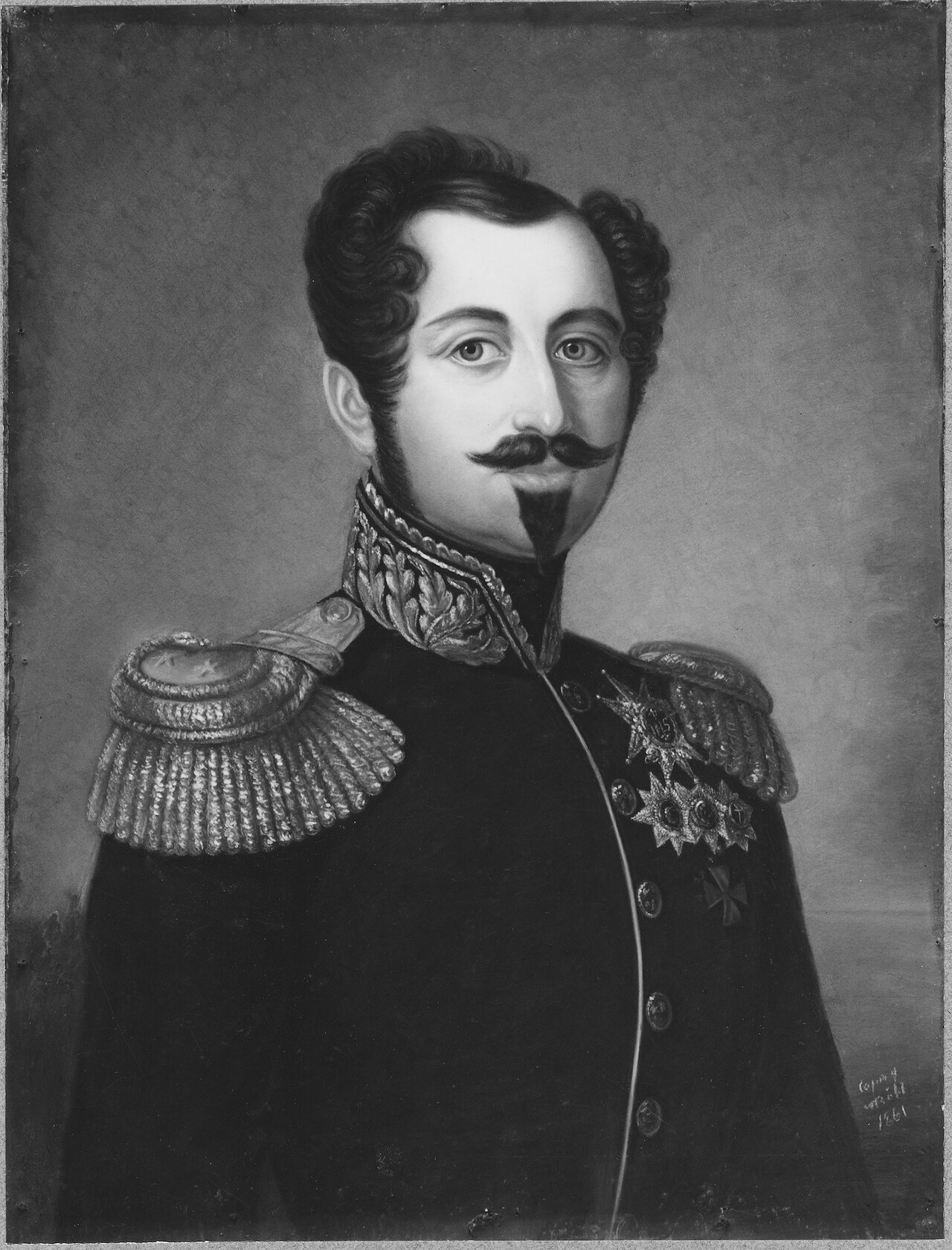 Oskar I (1799-1859), king of Sweden and Norway, married to Josefina of Leuchtenberg by Maria Röhl