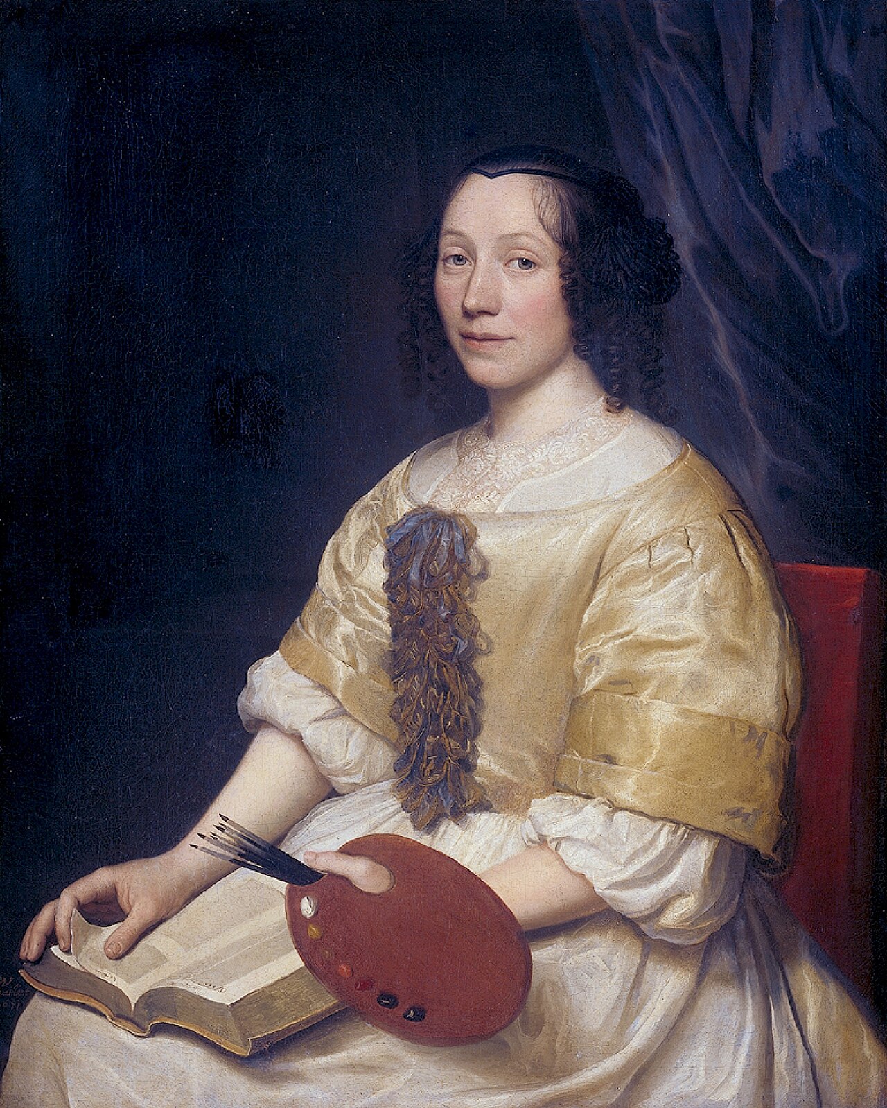 Portrait of Maria van Oosterwijck