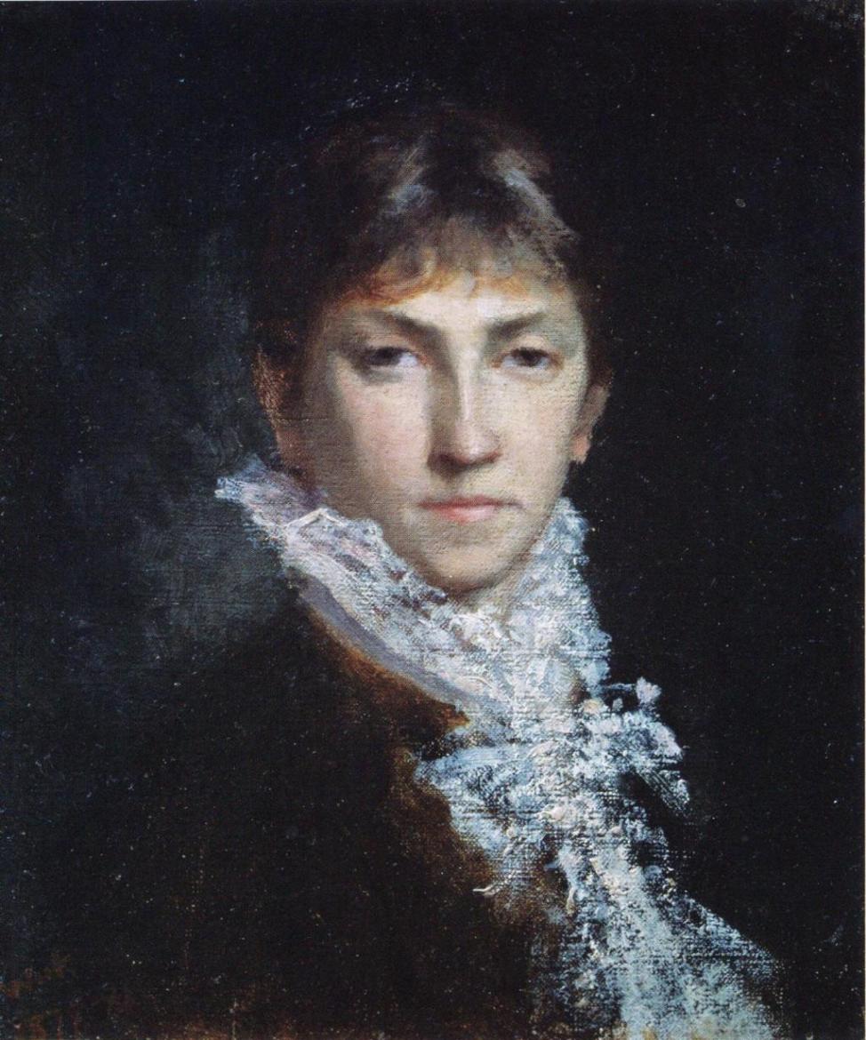 Maria Wiik self-portrait by Maria Wiik
