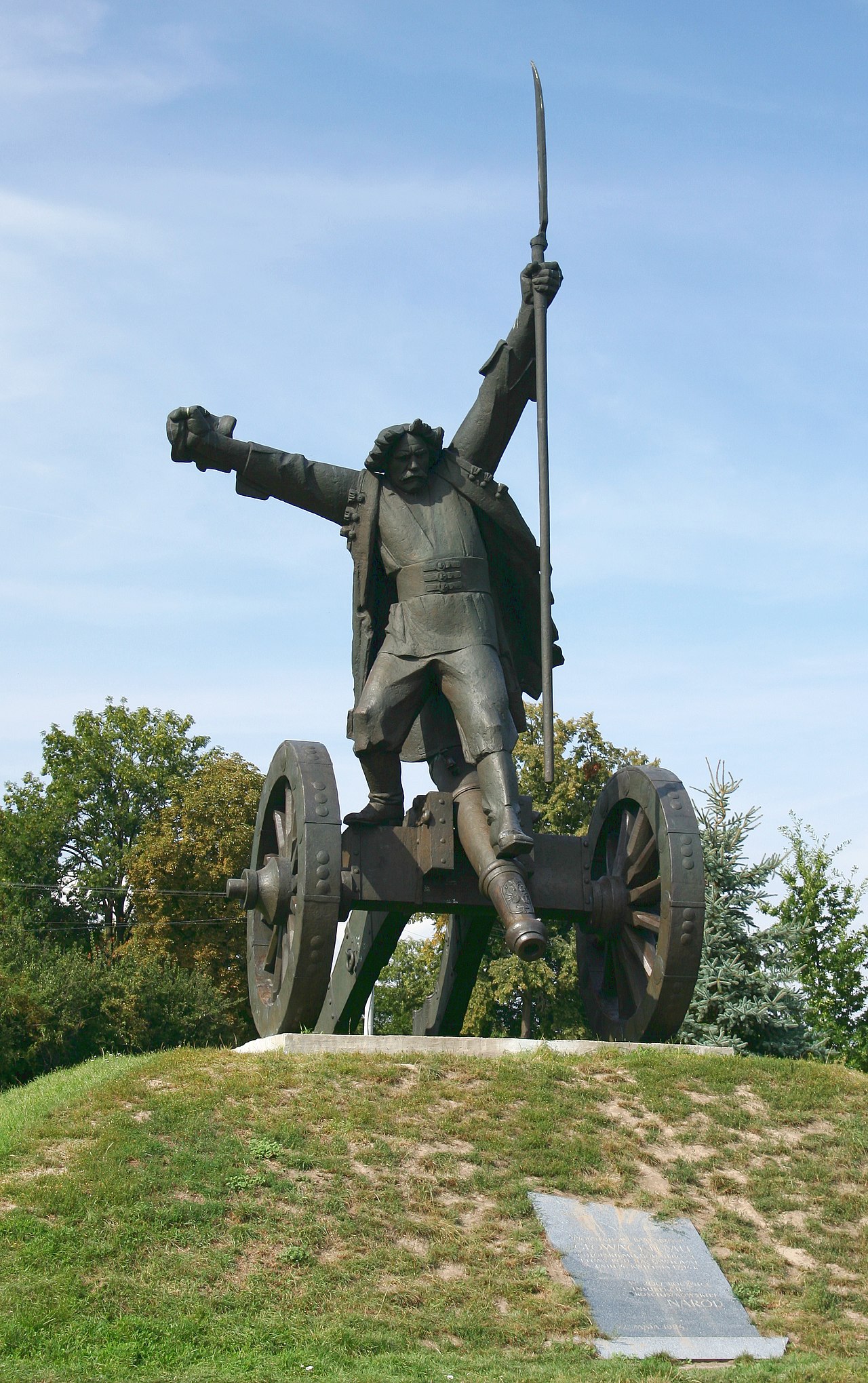 Bartosz Głowacki Monument in Janowiczki by Marian Konieczny