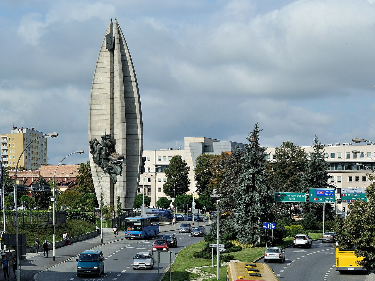 Monument to the Revolutionary Act in Rzeszów by Marian Konieczny