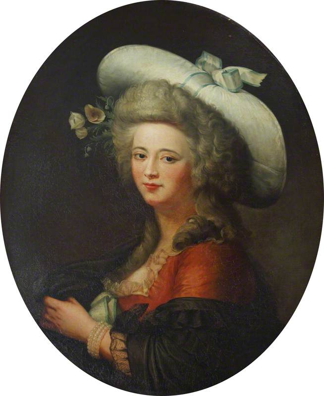 An Unknown Lady in a Hat by Marianne Loir
