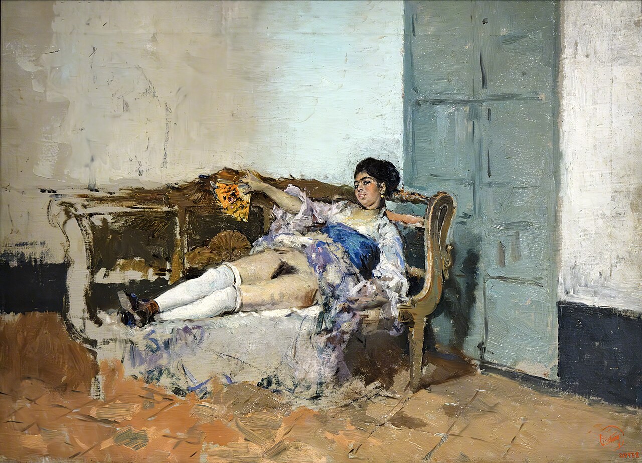 Carmen Bastián by Mariano Fortuny Marsal