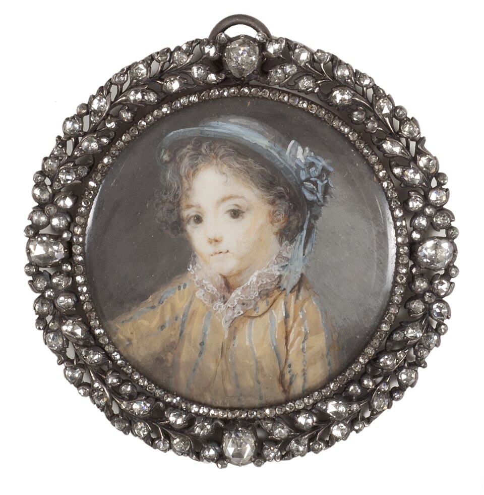 Gossporträtt by Marie-Anne Fragonard