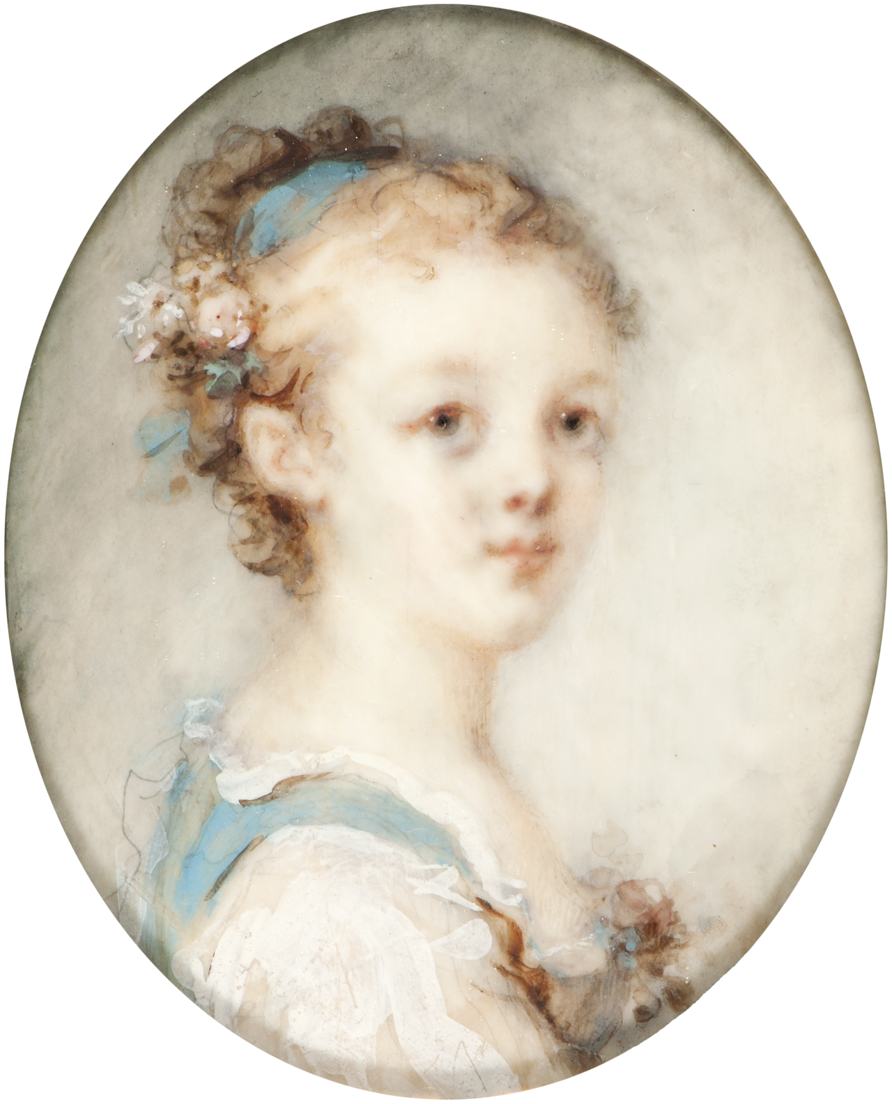 Young girl by Marie-Anne Fragonard
