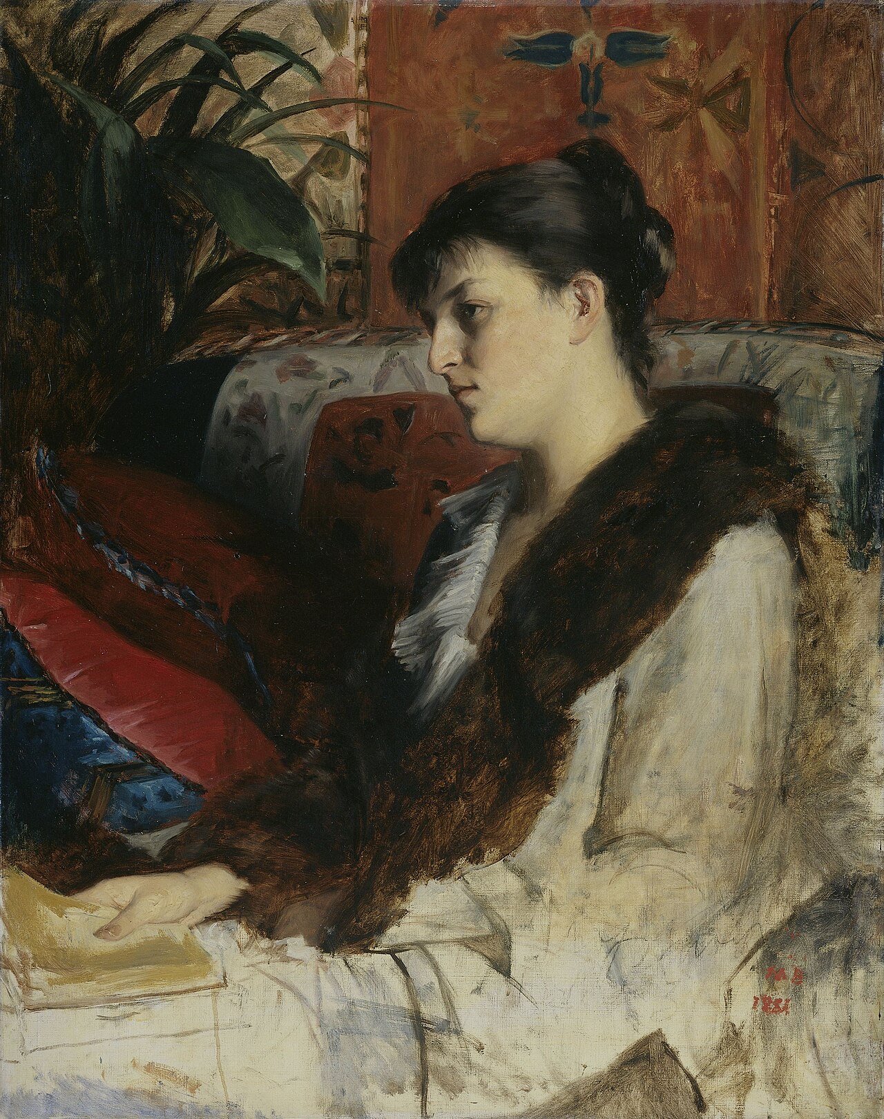 The artist's sister-in-law by Marie Bashkirtseva