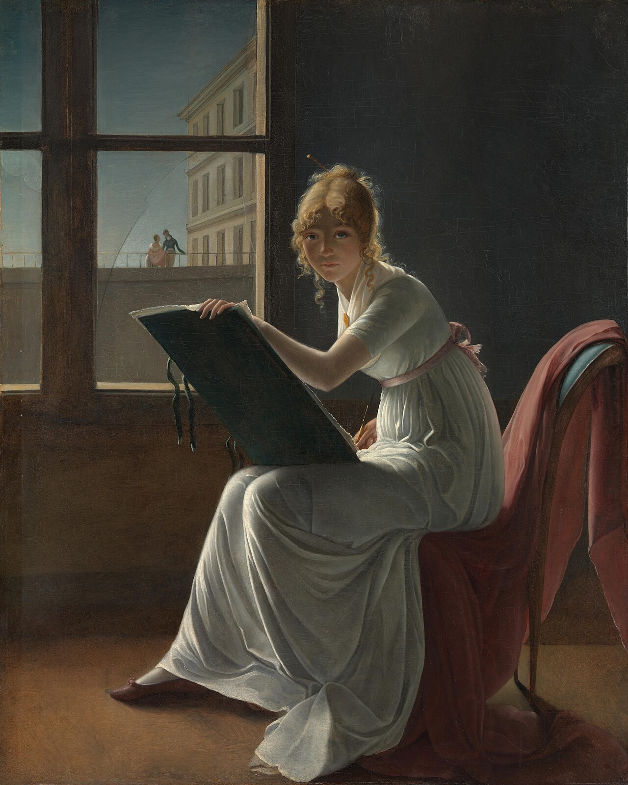 Portrait of Charlotte du Val d'Ognes by Marie-Denise Villers