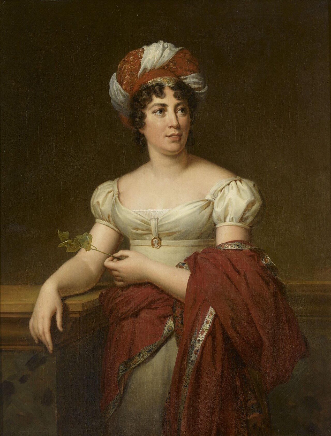 Portrait of Mme de Staël by Marie-Éléonore Godefroid