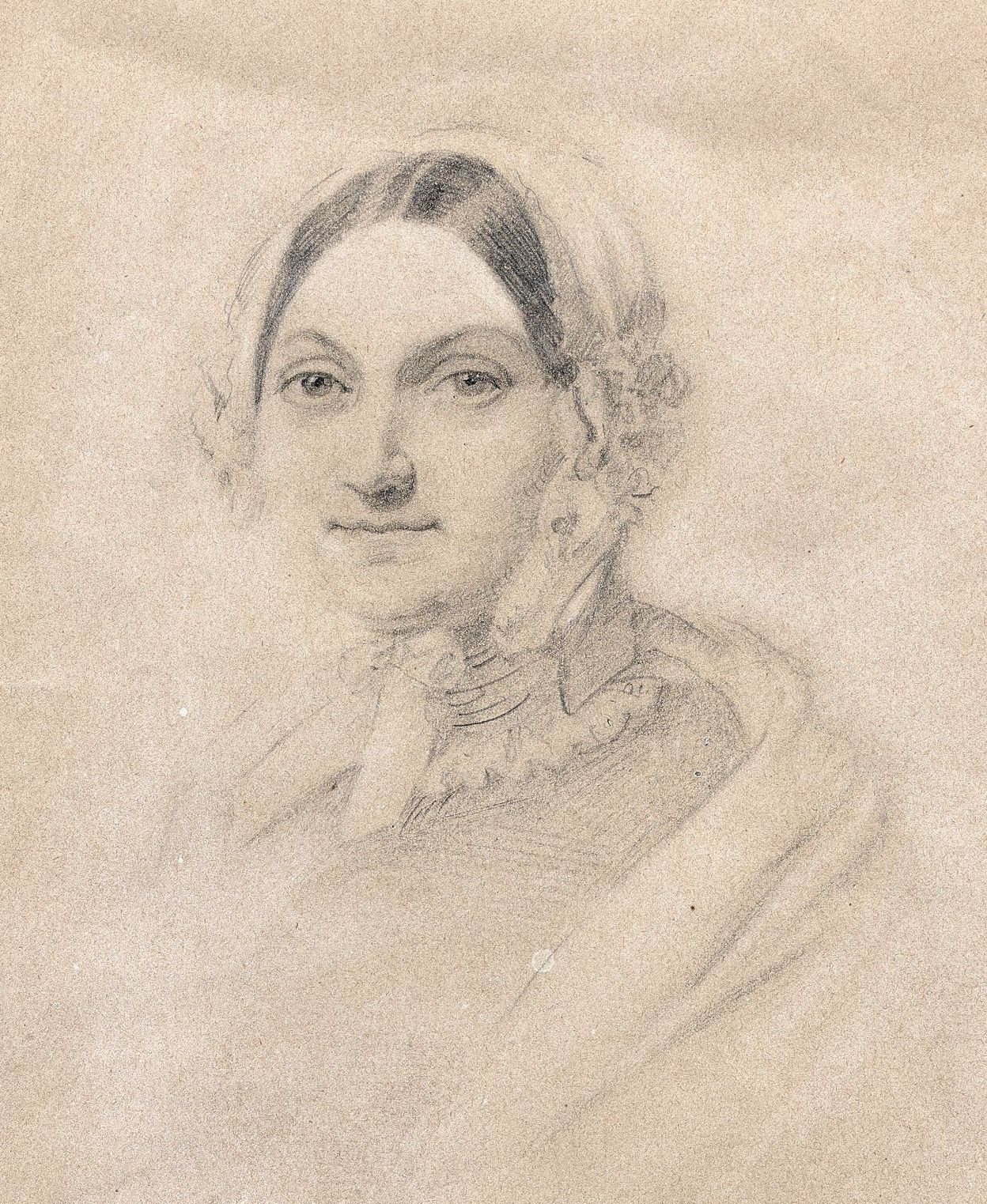 Portrait of Marie-Éléonore Godefroid