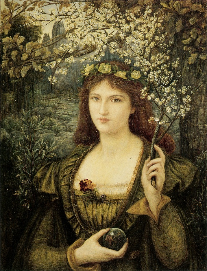 Madonna Pietra degli Scrovigni by Marie Spartali Stillman