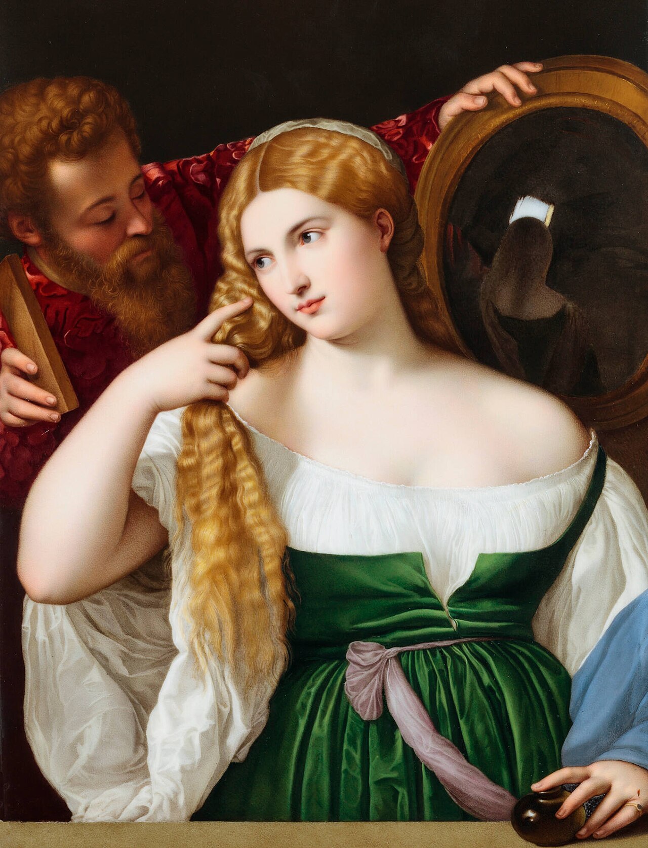 Woman with Mirror (after Titian) by Marie-Victoire Jaquotot