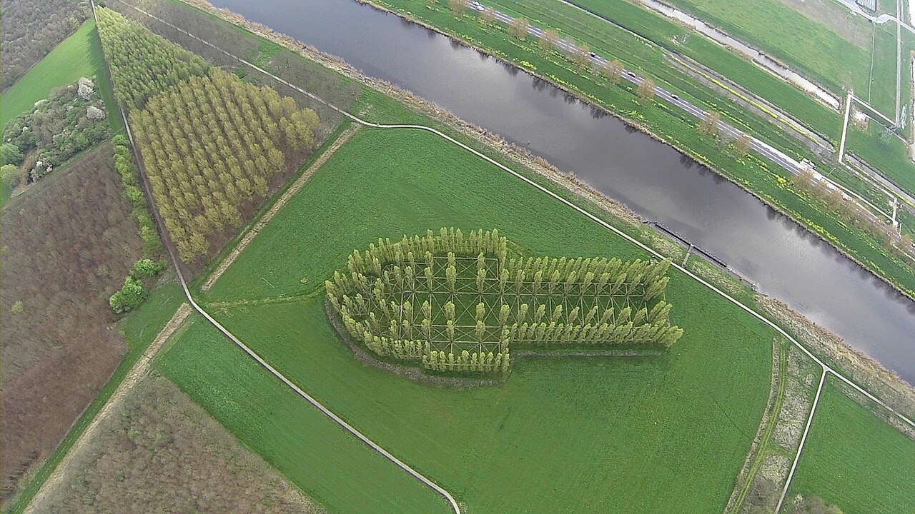 The Green Cathedral by Marinus Boezem