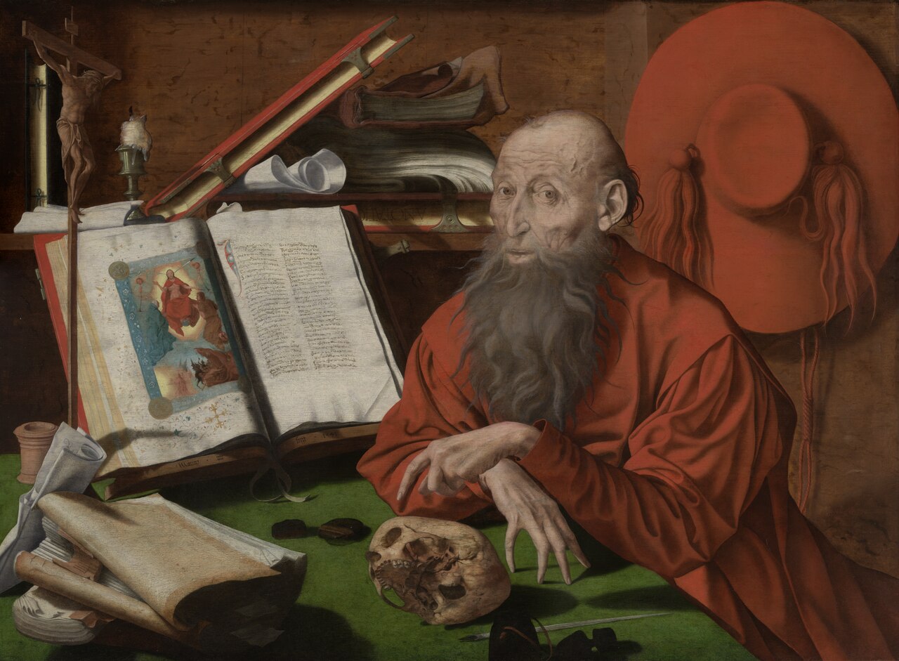 Saint Jerome in His Study by Marinus van Reymerswaele