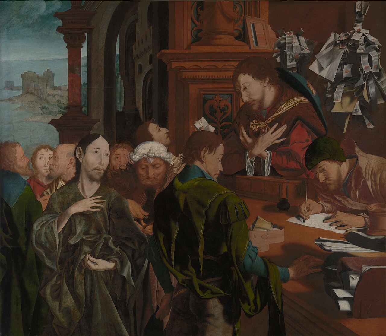 The Calling of Matthew by Marinus van Reymerswaele