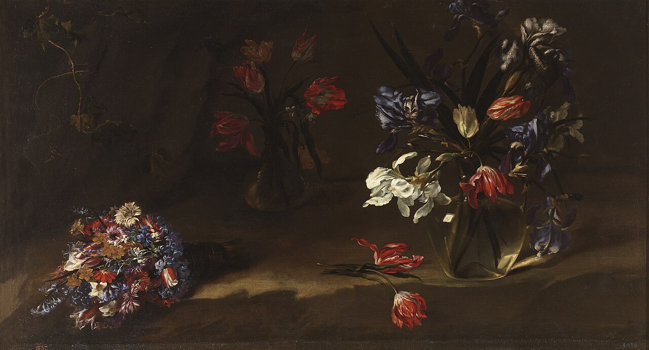 Vases of flowers by Mario Nuzzi