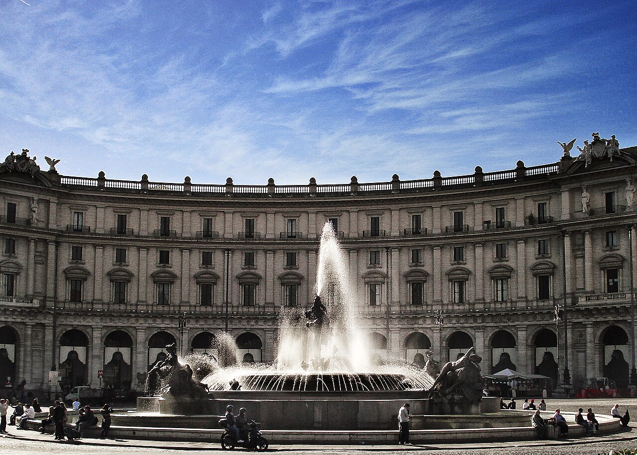 Fountain of the Naiads by Mario Rutelli