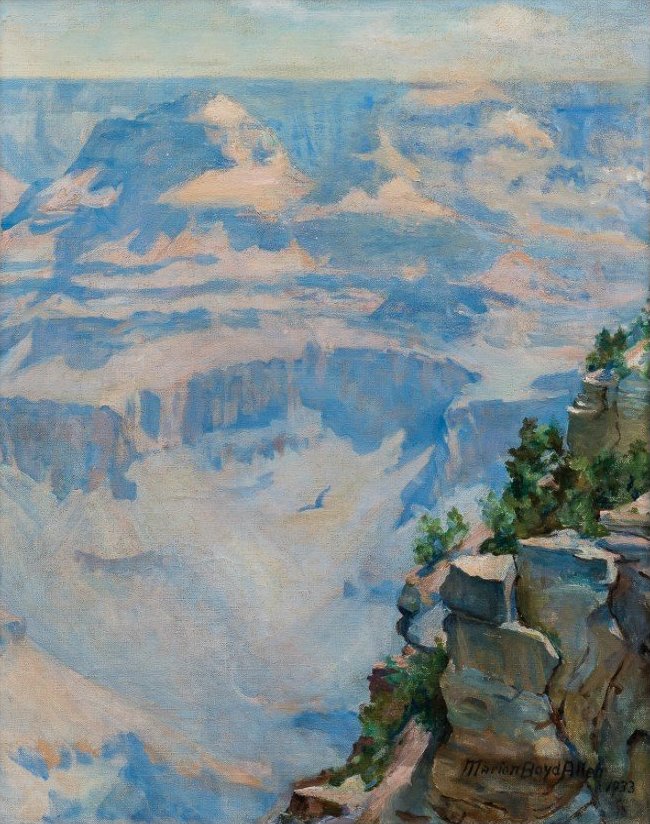 Canyon with Bird by Marion Boyd Allen