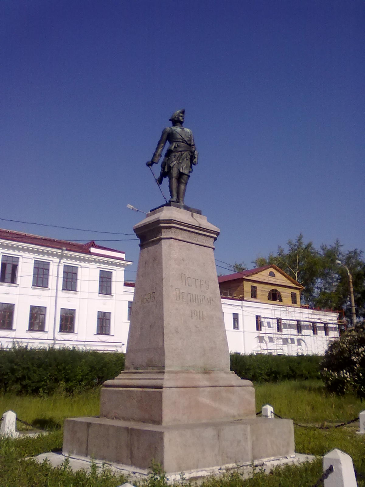 Monument to Peter the Great in Arkhangelsk by Mark Antokolski