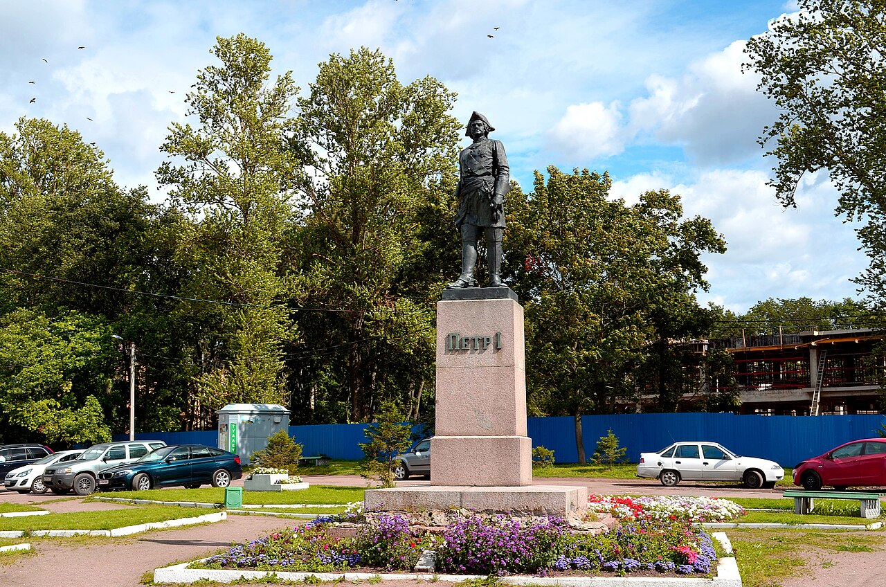 Monument to Peter the Great in Shlisselburg by Mark Antokolski