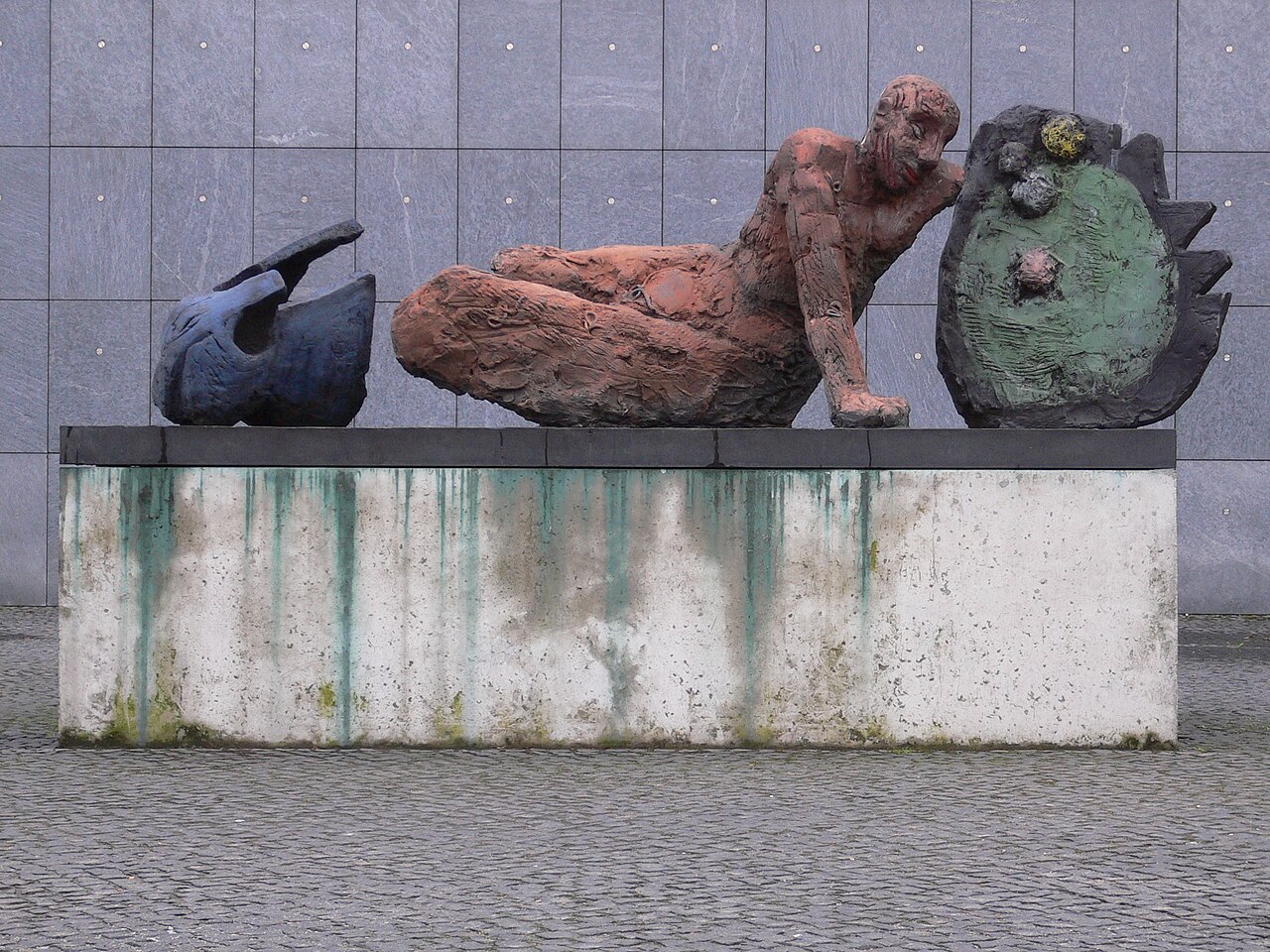 Der gestürzte Krieger by Markus Lüpertz