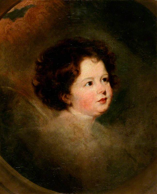 The Evening Star (Child's Head) by Marshall Claxton