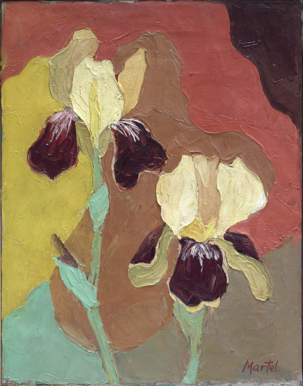 Two irises by Martel Schwichtenberg