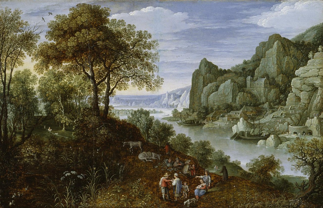 Mining Operations along a River by Marten Ryckaert