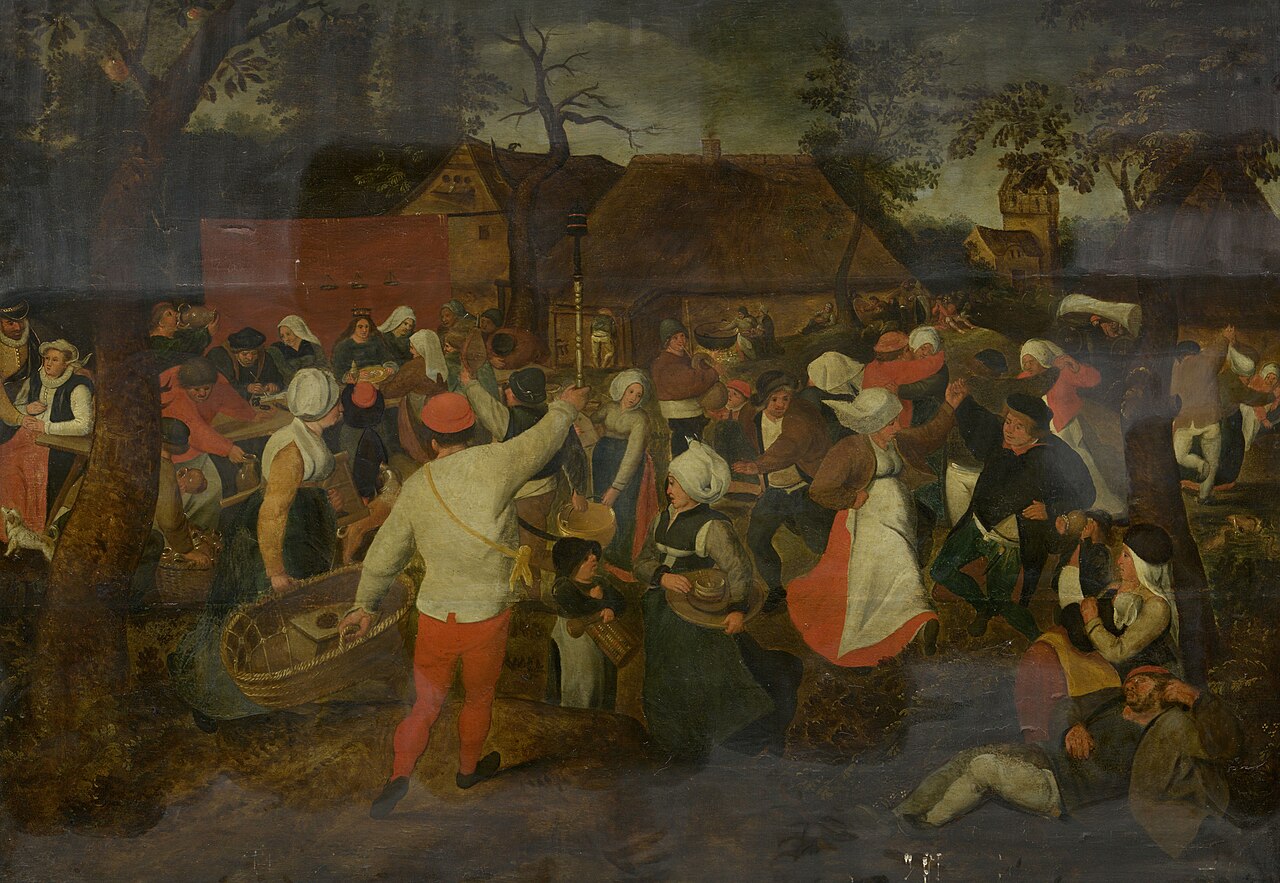 Wedding Dance in the Open Air by Marten van Cleve