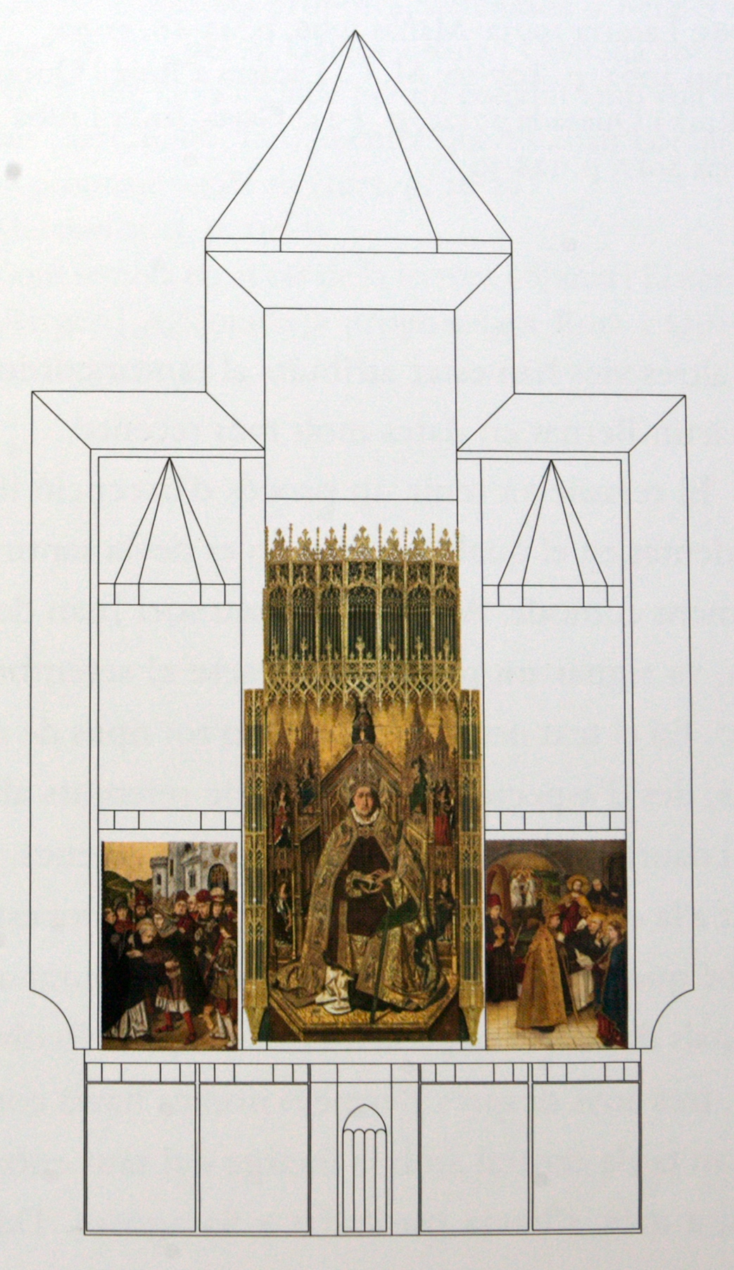 Altarpiece of Santo Domingo de Silos by Martín Bernat