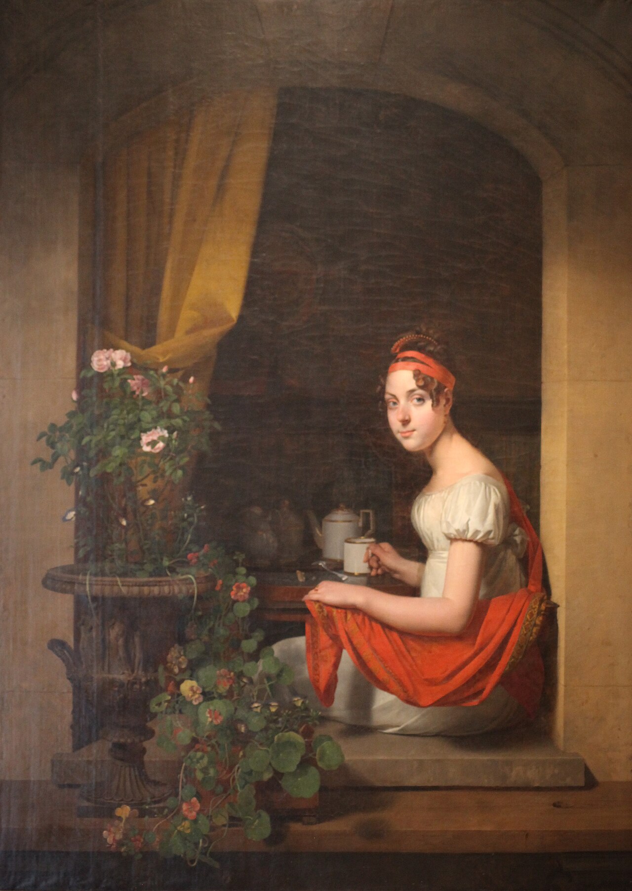 Portrait of Adéone by Martin Drolling