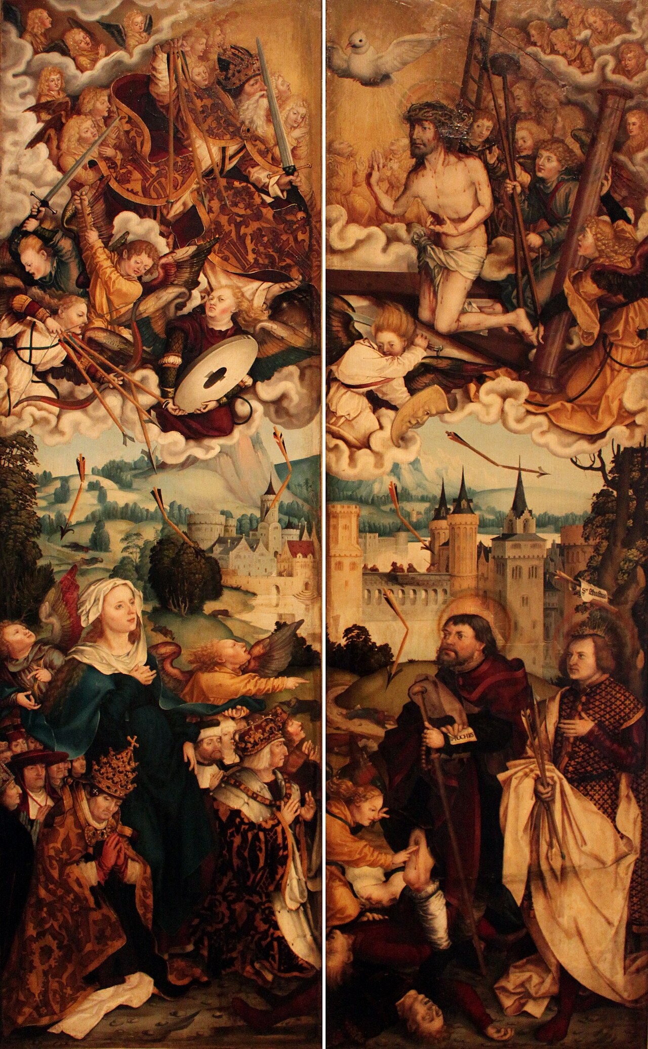 Plague Altarpiece by Martin Schaffner