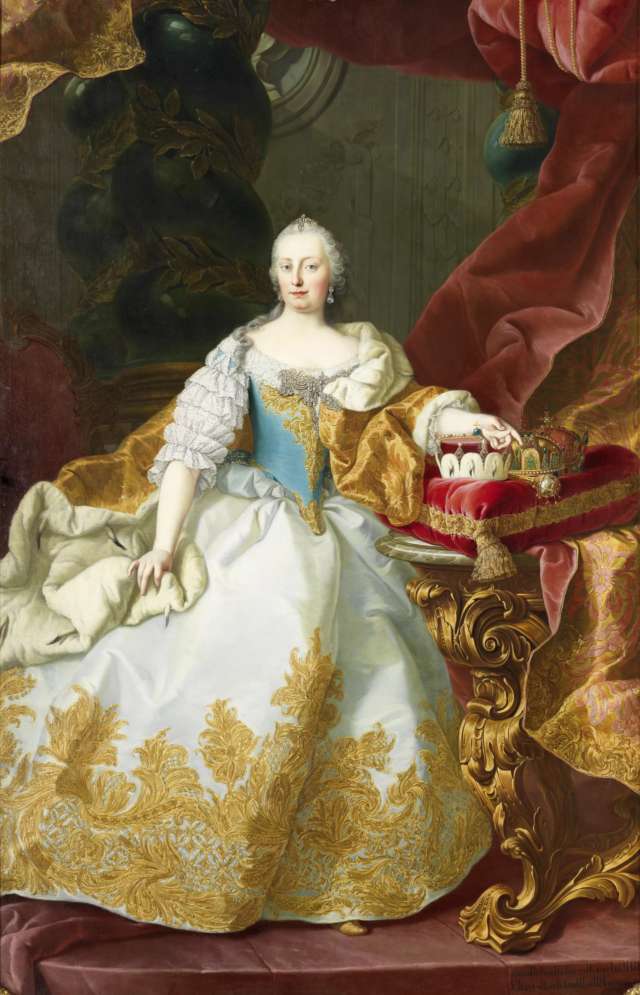 Portrait of Maria Theresa of Austria by Martin van Meytens