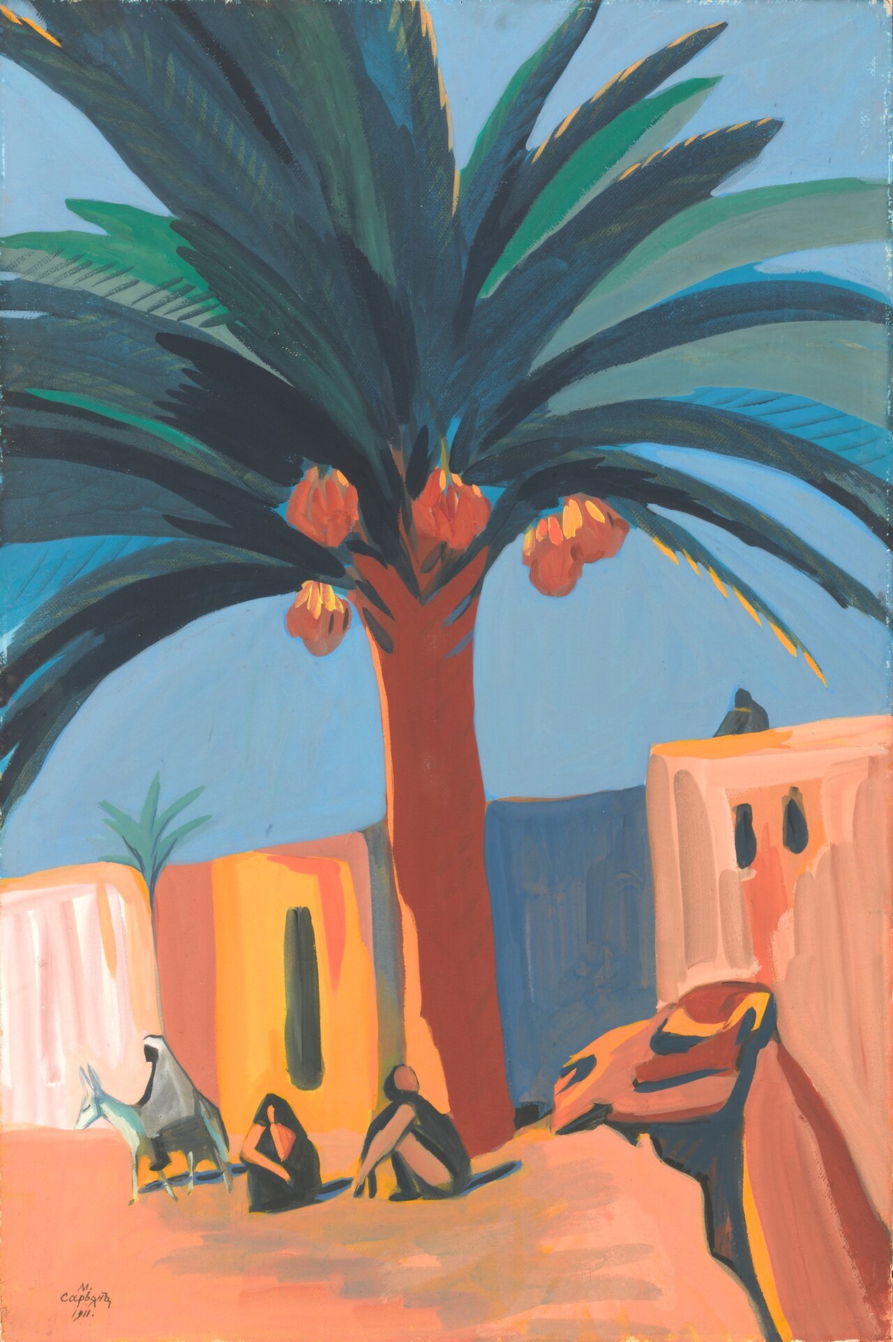 Date Palm. Egypt by Martiros Saryan