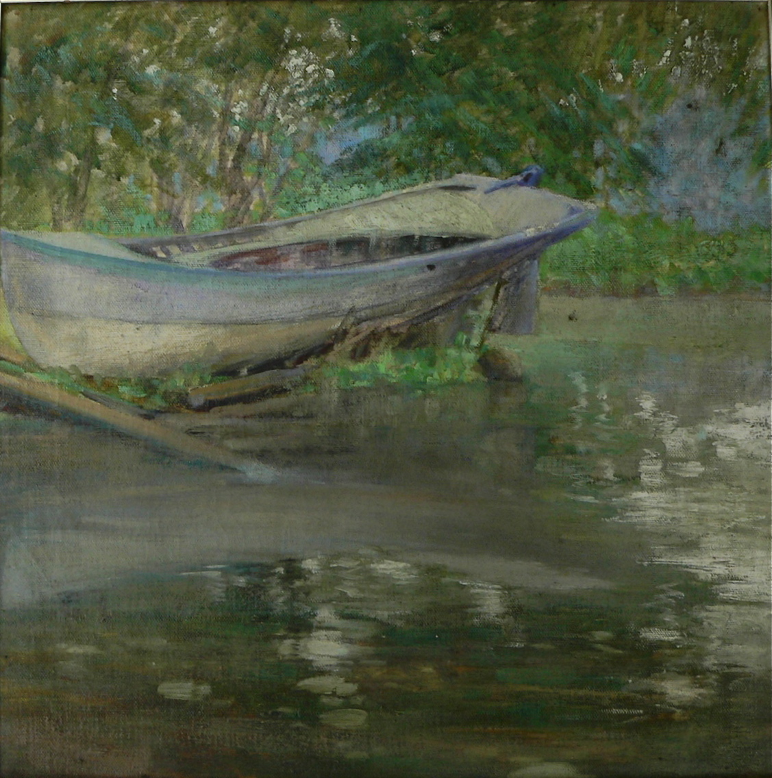 Blue Boat by Mary Agnes Yerkes