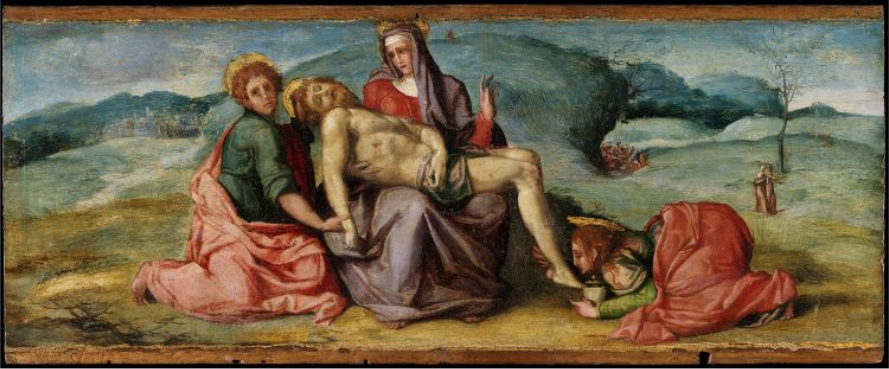 The Pietà by Maso da San Friano