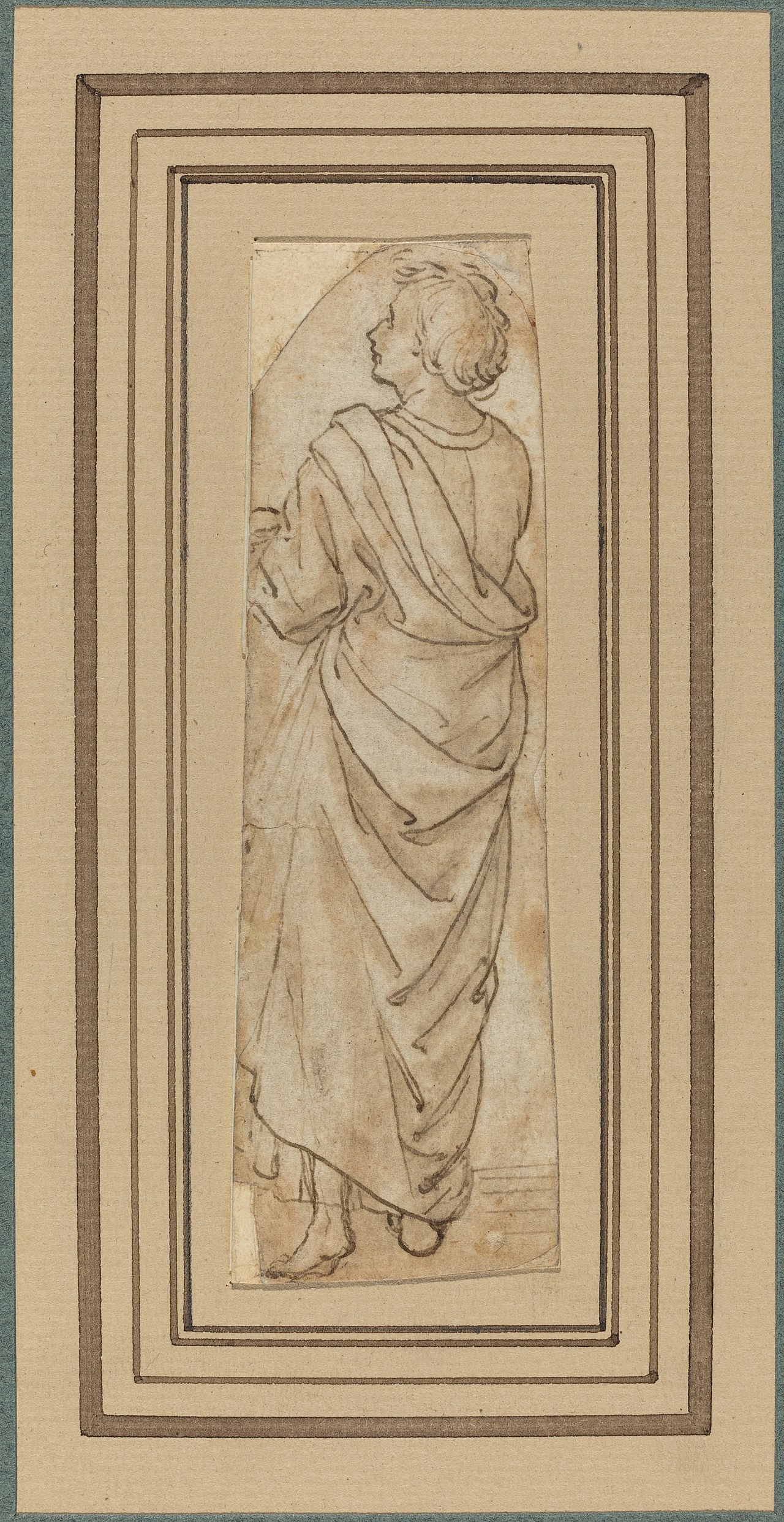 Saint John at the Foot of the Cross by Maso Finiguerra