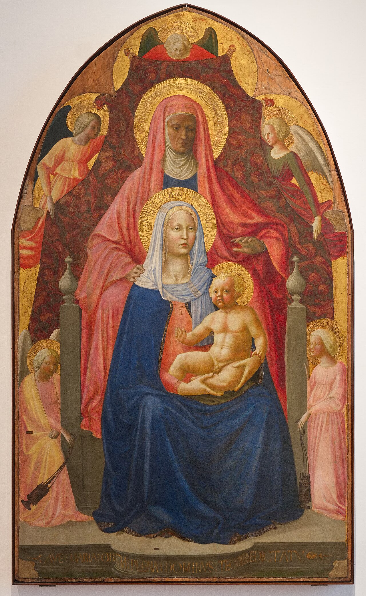 Virgin and Child with Saint Anne by Masolino da Panicale