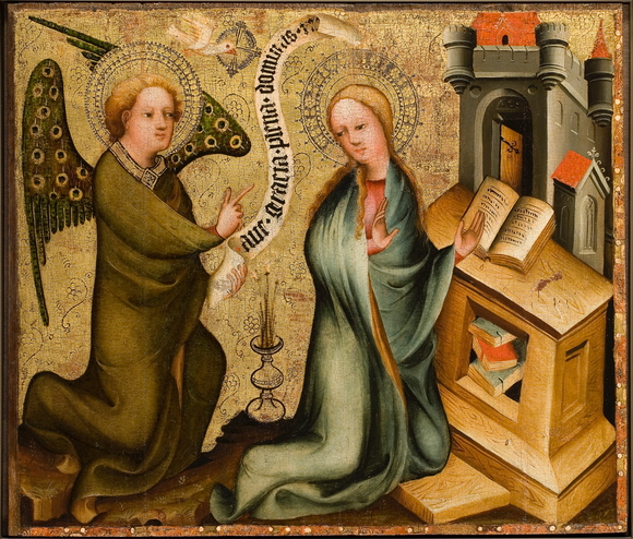 Paris plates. Six paintings from Youth and Passion of Christ by Master Bertram