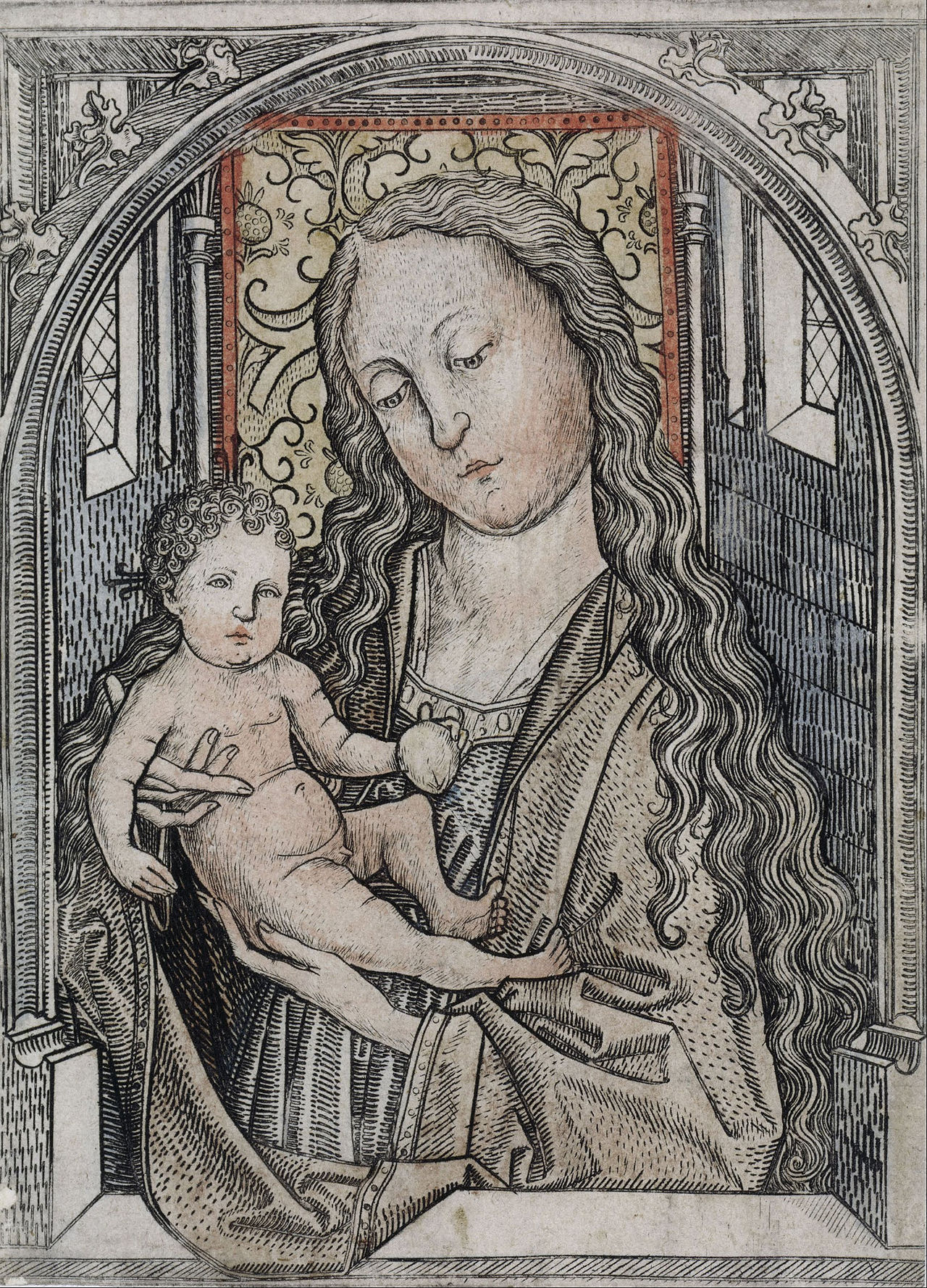 Madonna and Child by Master E. S.
