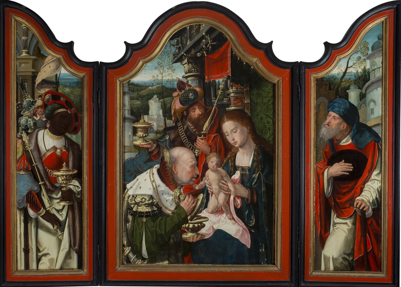 Triptych of the Adoration of the Magi by Master of 1518