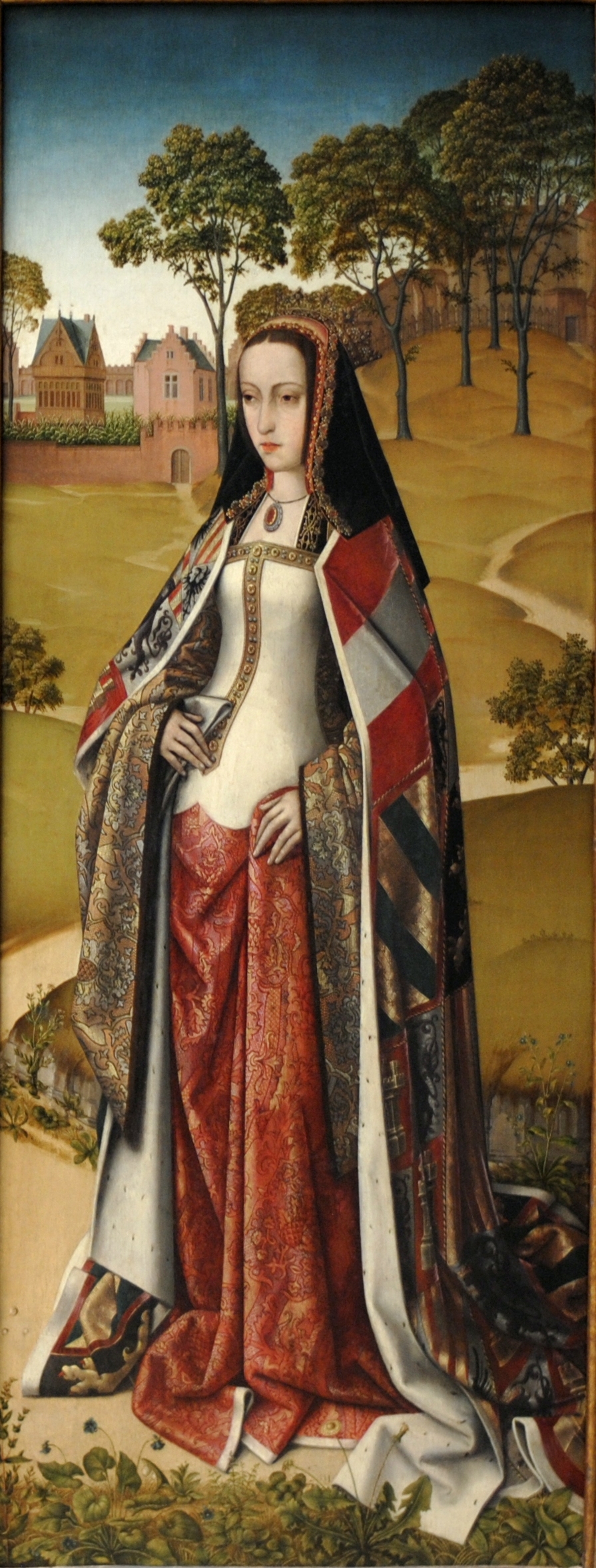 Portrait of Joan of Castile by Master of Affligem