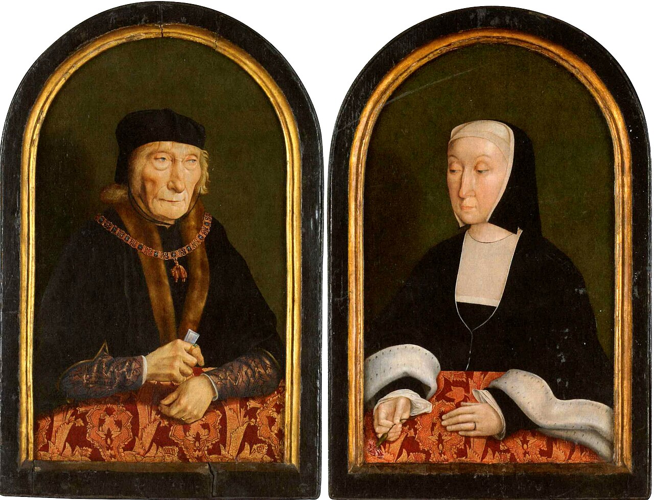 Portrait of Jan III, First Count of Egmond (1438–1516) and his wife Magdalena van Werdenburg, Countess of Egmond (1464–1538) by Master of Alkmaar