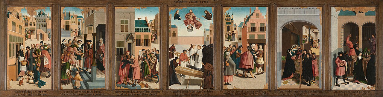 The Seven Works of Charity by Master of Alkmaar